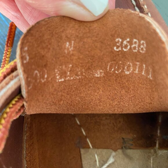 LL Bean Blucher Mocs 5 brown leather - Picture 7 of 12